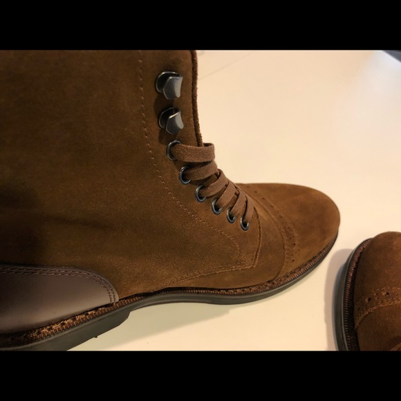 Mens Coach Bleecker cap toe Boots size 10.5&9 New! - Picture 7 of 8